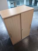 Used Maple Sliding Door Cabinet
