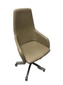 Used SINETICA Captain Line Executive Chair - Beige Leather