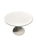 Used White 1025mm Round Table