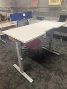 Used White Leap 1200mm Sit-Stand Office Desk image