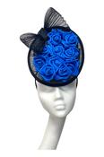 Blue Flower Headpiece for Hire (BN41)