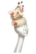 Ivory &amp; Nude Headpiece for Hire (W3)