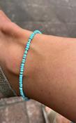 Turquoise  Bead Anklet