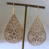 Gold Filigree Earrings image