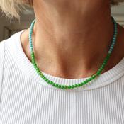 Green Beaded Necklace