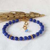 Blue Beaded Bracelet image