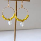 Opalite Yellow earrings image