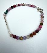 Tourmaline Silver Bracelet