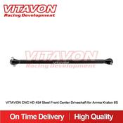 Traxxas Emaxx Vitavon CNC HD 45# Steel Center Driveshaft Set For Traxxas Sledge 1/10 Electric Truck image