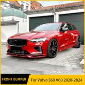 Volvo S60 / V60 2010-2018 Rear Bumper Spoiler Diffuser – Unpainted Fiberglass By Sobmart Volvo S60r Bumper image
