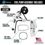 QFS Fuel Pump Tank Seal For 04-17 Harley-Davidson Dyna Glide Street Bob 75248-04 Harley Fuel Door image