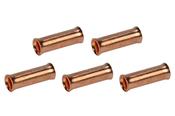 24 Gauge Wire Connectors 25-Pack 22-18 Gauge Uninsulated Bare Copper Butt Connectors - AC/DC Wire And Supply image