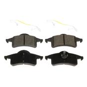 Front Rotors &amp; Brake Pads Vauxhall Zafira MK1 1999-2004 Rear Brake Discs &amp; Pads Set – E-Approved, Bosch Caliper Compatible image
