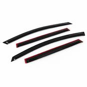 4pcs Dark Smoke Window Visors For Honda Insight 2010-2014 – Rain Guard Wind Deflector Car Rain Visors image