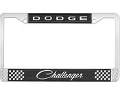 Srt License Plate Frame FridayGoods Carbon Fiber License Plate Frame For Dodge Charger, Challenger, Ram, Durango SRT image