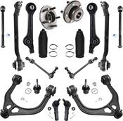 2009 Dodge Journey Front Wheel Bearing 14pc Front Wheel Hub Bearings &amp; Control Arms Kit For Dodge Journey 2009-2018 – Detroit Axle image
