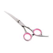Professional Pet Grooming Scissors Osaqi 5-Pet Downward Curved Pet Grooming Scissors - Round Ball Tip For Cats &amp; Dogs image