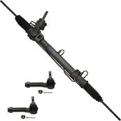 FIFI USA Remanufactured Power Steering Rack And Pinion + 2 Outer Tie Rods For 2001-2004 Dodge Caravan Power Steering Rack And Pinion Assembly image