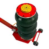 Air Jack Lift Car Munirater Triple Bag Air Jack 3 Ton - Adjustable Handle Pneumatic Car SUV Lift (Red) image