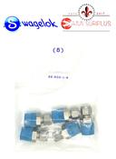 1 8 Steel Tubing Swagelok SS-600-2-8 Stainless Steel Elbow – 3/8" Tube X 1/2" MNPT, Compression Fitting image