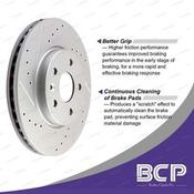Brake Pads And Rotors Rear Brake Pads &amp; Disc Rotors Set For Holden Commodore VR VS (1993-1997) image