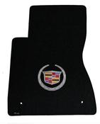 LLoyd Mats Tan Carpet Floor Mats 4pc For 2011-2014 Cadillac CTS Coupe W/ Silver Crest Logo Cadillac Logo Floor Mats image
