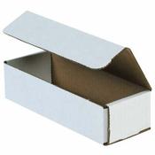 4x4x2 Shipping Boxes Corrugated Cardboard Mailers – 12x4x2 White – Pack Of 50 – Box Partners M1242 image