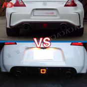 Smoked LED Tail Light Assembly For Nissan 370Z 2009-2021 – 4th Brake/Reverse/Fog – JDM Style 370Z Headlight image