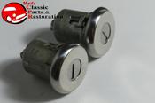 1960 El Camino Parts Original Style Lock Set For 1964 El Camino Chevelle | Ignition, Door, Glovebox &amp; Trunk image
