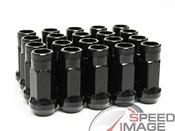 Z RACING Steel Gold Lug Nuts – 14x1.5mm Thread – 48mm Open Ended – 20pc Set (17mm Hex) Custom Lug Nuts image