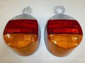 Vw Bug Turn Signal EMPI Left Rear Backup Light Assembly For VW Beetle 1964-1967 – Chrome, DOT/SAE Certified, Direct Fit image