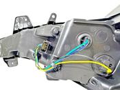 2013 Chevy Malibu Rear Bumper Passenger Side Daytime Running Light – For 2019-2024 Chevy Malibu, RH, Black Housing, LED image