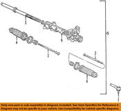 2014 Honda Accord Steering Rack Car-modification7 Power Steering Rack &amp; Pinion Assembly - For 1998-2002 Honda Accord, Hydraulic, 3-Year Warranty image