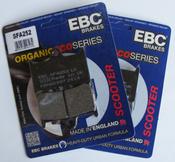EBC Organic Rear Brake Pads For Yamaha XP500 / XP530 / 560 TMAX (2012-2022) - SFA319 Import Brake Pads image