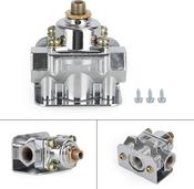 BATU Carburetor Fuel Pressure Regulator Kit (1-4 PSI) With Gauge - For Holley 12-803 Style - 2 Port, 3/8" NPT Holley Fuel Pressure Regulator Diagram image