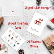 Bulk Holiday Cards With Envelopes Stonehouse Collection Boxed Christmas Cards With Envelopes – Happy Holidays – Bulk Cards – 5x7 Folded image