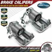 Audi Brake Caliper Cover Rear Left &amp; Right Brake Caliper Set For Audi A4 Quattro 1996-2001 – LOSTAR Silver Replacement – 6-Month Warranty image
