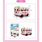 Pinkfong Baby Shark Family Mini Car Kamicar – Diecast Metal 10 Car Set Korean Toy Shark Week Toy image