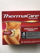 ThermaCare Menstrual Pain Therapy Heat Wraps – 3 Count, Long-Lasting Relief (Exp 09/30/2026) Heated Neck Wrap image