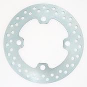 Polaris Rzr 800 Parts Caltric Front Brake Disc Rotor For Polaris RZR 4 800 2010-2014 – Drilled, Chrome, 227.4mm image