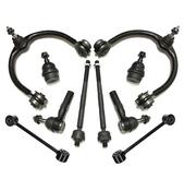 2004 Jeep Grand Cherokee Rear Upper Control Arm PartsW 10-Piece Front Suspension Control Arm Kit For Jeep Commander 06-10 &amp; Grand Cherokee 05-10 – Upper &amp; Lower Arms image