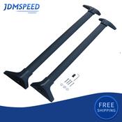 JDMSPEED OE Style Roof Rack Cross Bars For Toyota RAV4 &amp; RAV4 Hybrid (2019-2020) – Black, Aluminum Car Roof Rack Cross Bars image