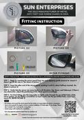 Anti-Theft Side Mirror Guards For Honda CR-V (2007-2022) &amp; HR-V (2016-2022) - Pair 2023 Honda Crv image