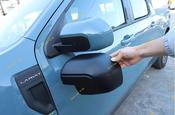 Accessories Ford Maverick Black ABS Rearview Side Mirror Cover Trim For 2022 Ford Maverick – 2-Piece Set, Left &amp; Right image