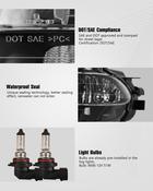Winjet Fog Light Assembly Pair For 06-11 Lexus GS 300/350/430/450H/460 – Clear Lens, Halogen Toyota Fog Light image