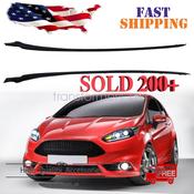 Pair Black Windshield A-Pillar Trim Moulding – For Ford Fiesta 2011-2019, LH+RH Direct Replacement 2014 Ford Fiesta Front Bumper image
