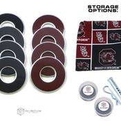 South Carolina Gamecocks Cornhole Bags - Set Of 8, Garnet, Handcrafted Tailgate Toss Best Cornhole Bags