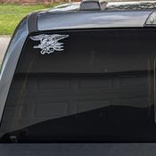 Infantry Decals For Trucks Light Infantry Car Sticker – Military Army Regiment Window Decal – White, 135x100mm image