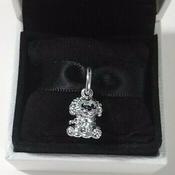Authentic Pandora Sterling Silver Poodle Puppy Dog Charm – 798871C01 – Dangle Style Latest Pandora Charms image