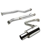 Scion TC Muffler Speed Daddy Cat-Back Exhaust System For 05-10 Scion TC – Dual 4” Rolled Tips, T-304 Stainless image